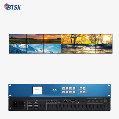 Efficiently Enhance Your Display with 4K60 Video Wall Processor Includes Remote Control and PC Software Control Options