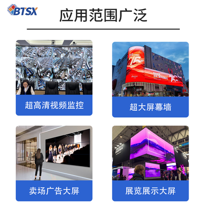 Seamless Switching of 2 Signals Ultra high definition Video Wall Controller with PC Control Options