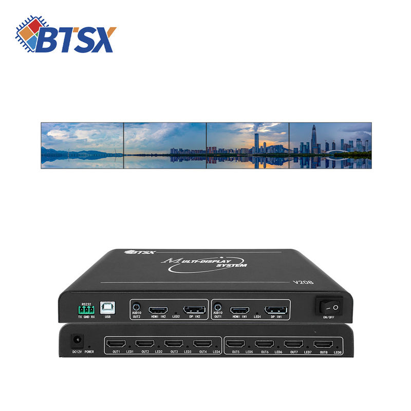 BIT-MSE-8K-208HD 1X1 1X2 1X3 1X6 2X1 2X2 2X4 Video Switcher 2 In 8 Out ...