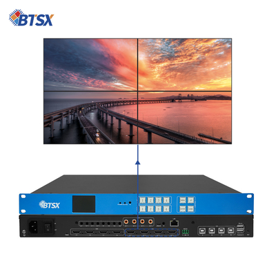 UHD Support Splicing 4k60 4x4 HDMI Matrix Switch with Seamless Blue Technology Matrix 4x1 1x4 1x3 2x2