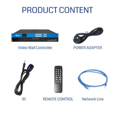 Video Processor Splicing matrix 4 Input 4 Output Engineering Display Applications 4K60 HDMI 1X3 1X4 2X2