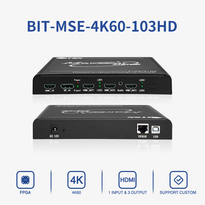 BIT-MSE-4K60-103HD Industrial-Grade 4K Multi-Screen Expansion Box with 3xHDMI Outputs