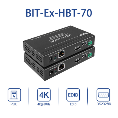 30M 70M 4K HDBT HDMI Extender Single Cat5 Video TV HDMI Monitor Extender Adapter