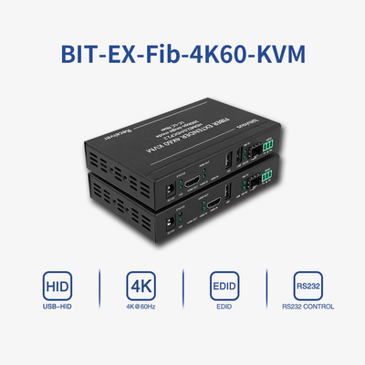 BIT-Ex-Fib-IP-4K-KVM KVM Optical Fiber Extender With 4K Resolution Support