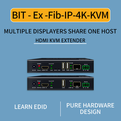 4K HDMI Fiber Extender with KVM and RS232

Professional Zero-Latency HDMI Fiber Optic Extender

4K@30Hz HDMI over Single-Mode Fiber Extender