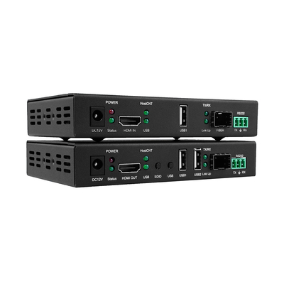 4K HDMI Fiber Extender with KVM and RS232

Professional Zero-Latency HDMI Fiber Optic Extender

4K@30Hz HDMI over Single-Mode Fiber Extender