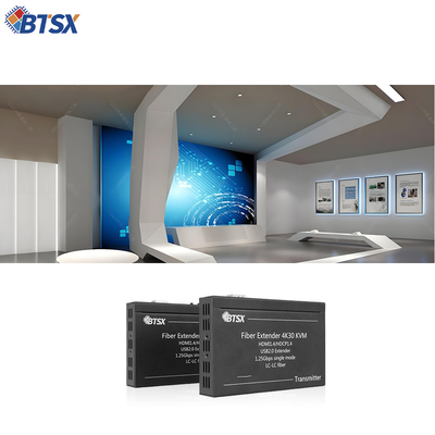 4K HDMI Fiber Extender with KVM and RS232

Professional Zero-Latency HDMI Fiber Optic Extender

4K@30Hz HDMI over Single-Mode Fiber Extender