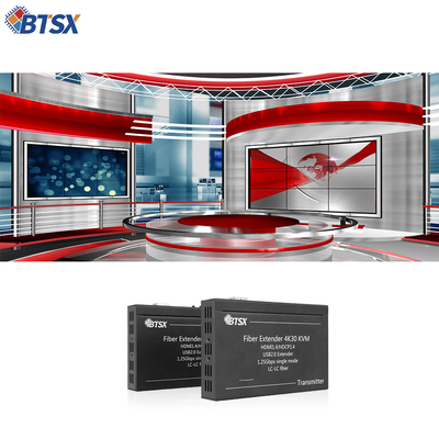 4K HDMI Fiber Extender with KVM and RS232

Professional Zero-Latency HDMI Fiber Optic Extender

4K@30Hz HDMI over Single-Mode Fiber Extender
