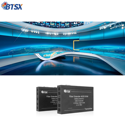 4K HDMI Fiber Extender with KVM and RS232

Professional Zero-Latency HDMI Fiber Optic Extender

4K@30Hz HDMI over Single-Mode Fiber Extender