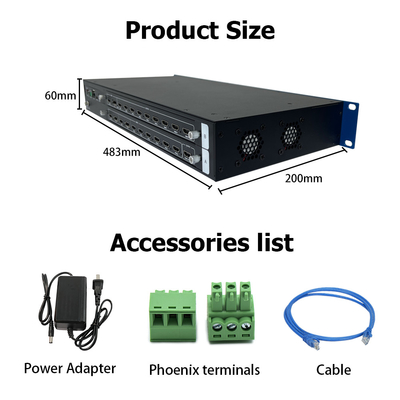 Bitvisus 4K60 8 in 9 Out Video Wall Controller Rs232 HDMI/DP Network Web Control 2x2 Video Wall Matrix Controller