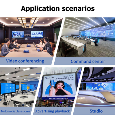Bitvisus 4K60 8 in 9 Out Video Wall Controller Rs232 HDMI/DP Network Web Control 2x2 Video Wall Matrix Controller