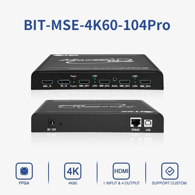 Bitvisus 1X4 & 1X3 4K Multi-Screen Splicing Device EDID Programmable Video Processor BIT-MSE-4K60-104PRO