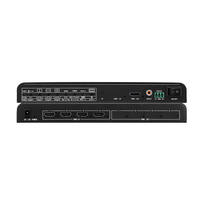 Bitvisus 4x1 HDMI Security Conference Monitoring Solution 4 in 1 Out 4K60 Multiple Views Multi-Viewer Screen Switch Adapter