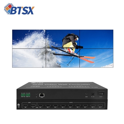 Bitvisus Video Wall Controller - Supports 3x3, 2x4, 5*1 7*1 Configurations, No Latency, No Stretching BIT-VWC-109