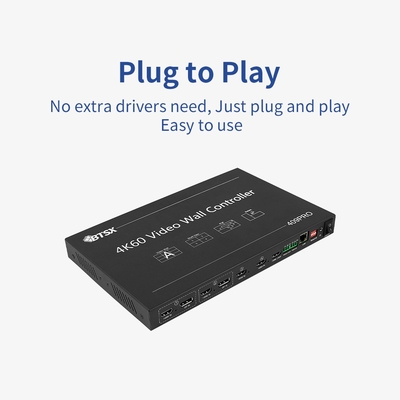 Bitvisus 1U RACK PIP Seamless Switching HDMI Switcher Matrix 3x3 3x4 3x5 3x6 4K60 LCD LED TV Video Wall Controller Processor