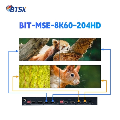 YUV422 Color Format HDMI Video Wall Controller 2×HDMI 2.1 Input Interfaces for Customized Display Solutions