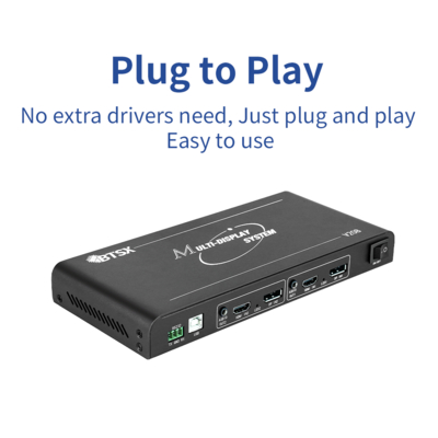 UHD Horizontal Screen Video Wall Controller with 8k Resolution and Multiple Splicing Modes