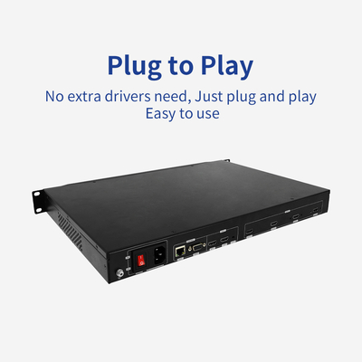4K Indoor Multi-Projection RS232 HDMI Black Video Wall Controller LCD 1080p UHD 3D Immersive Output 1 Input BIT-EPF-104 for Display