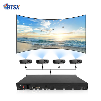 1 Input Port and RS232 Control Interface Video Wall Controller for Projectors in Black Finish