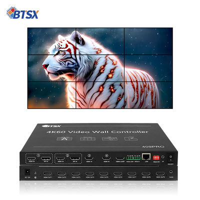 LCD LED TV Video Wall Controller Processor Bitvisus RACK PIP Seamless Switching HDMI Switcher Matrix 3x3 3x4 3x5 3x6