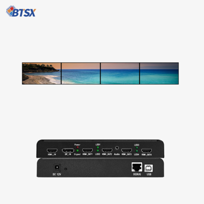 4K Multi-Screen Video Wall Controller HDMI/DP Expander for Multiple Screens and Audio Processing