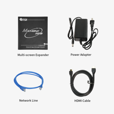 1 Input 4 Output Video Wall Controller for Single Source to Four Displays