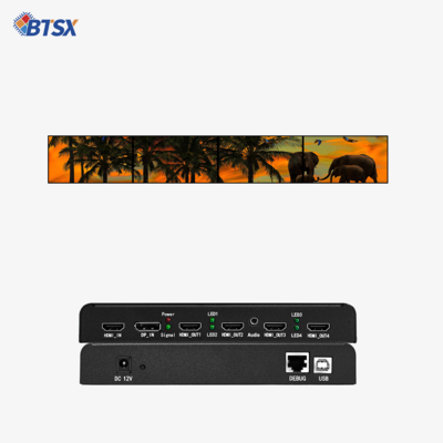 Bitvisus 1X4 & 1X3 4K Multi-Screen Splicing Device EDID Programmable Video Processor BIT-MSE-4K60-104PRO