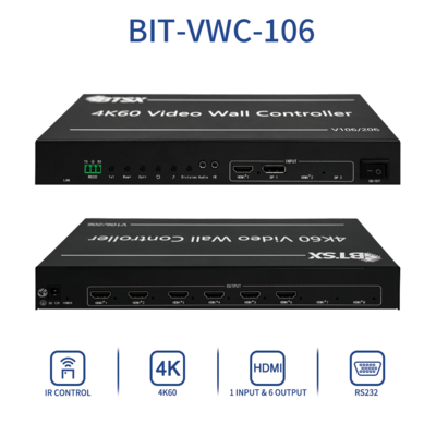 Bitvisus Professional Video Splicing Processor - Supports 9-screen Splicing BIT-VWC-106