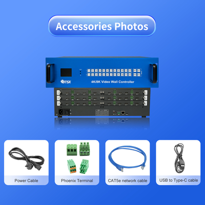 220V Power Source Control Room Video Wall 12 X HDMI 2.0 Output Interface for Professional Video Display