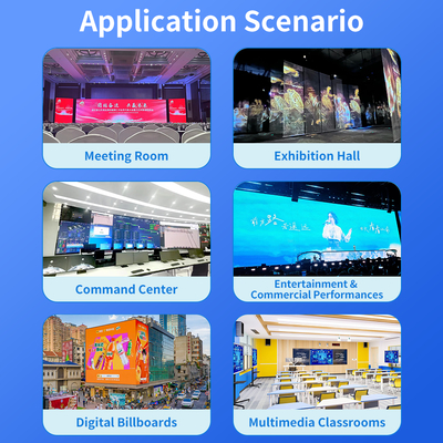 220V Power Source Control Room Video Wall 12 X HDMI 2.0 Output Interface for Professional Video Display