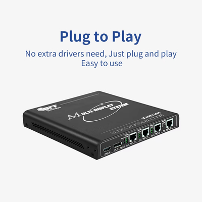 4K60 1 in 4 HDBaseTOut 1X4 4X1 Pixel Mapping Projection Fusion Processor with HDBaseT Standard Network Port Output