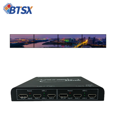 8K60 Multi-Screen Expander 8K Input 1X4 2X4 4K60 Multi-Desktop Operation Pavilion Exhibition 4 Outptput HDMI Interfaface