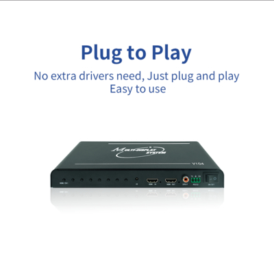 Bitvisus Video Wall Controller 1X4 1X3 4K60 4 HDMI Engineering Display Applications 3840x2160 1 Input 4 Output