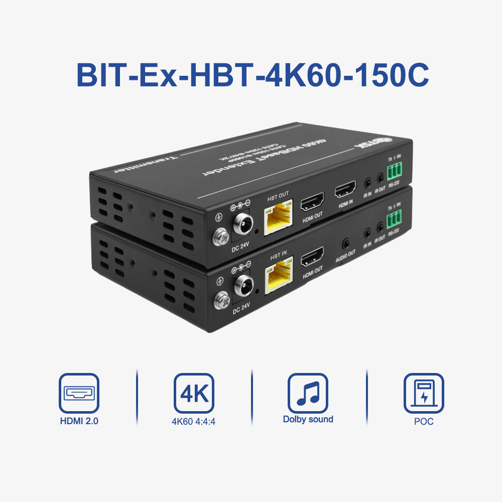HDCP 2.2 / HDCP 1.4 HDMI Fiber Extender 150m Extend Audio Video Signals
