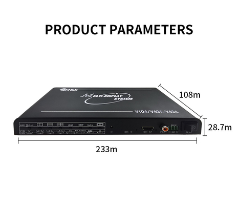 Bitvisus 4K60 HDMI Multi Viewer Audio Video Screen Splitter With Remote Control